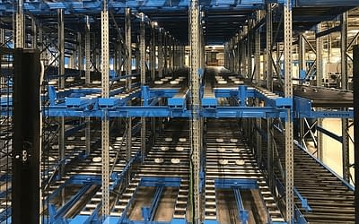 Effective solution with AGV and non-driven conveyor