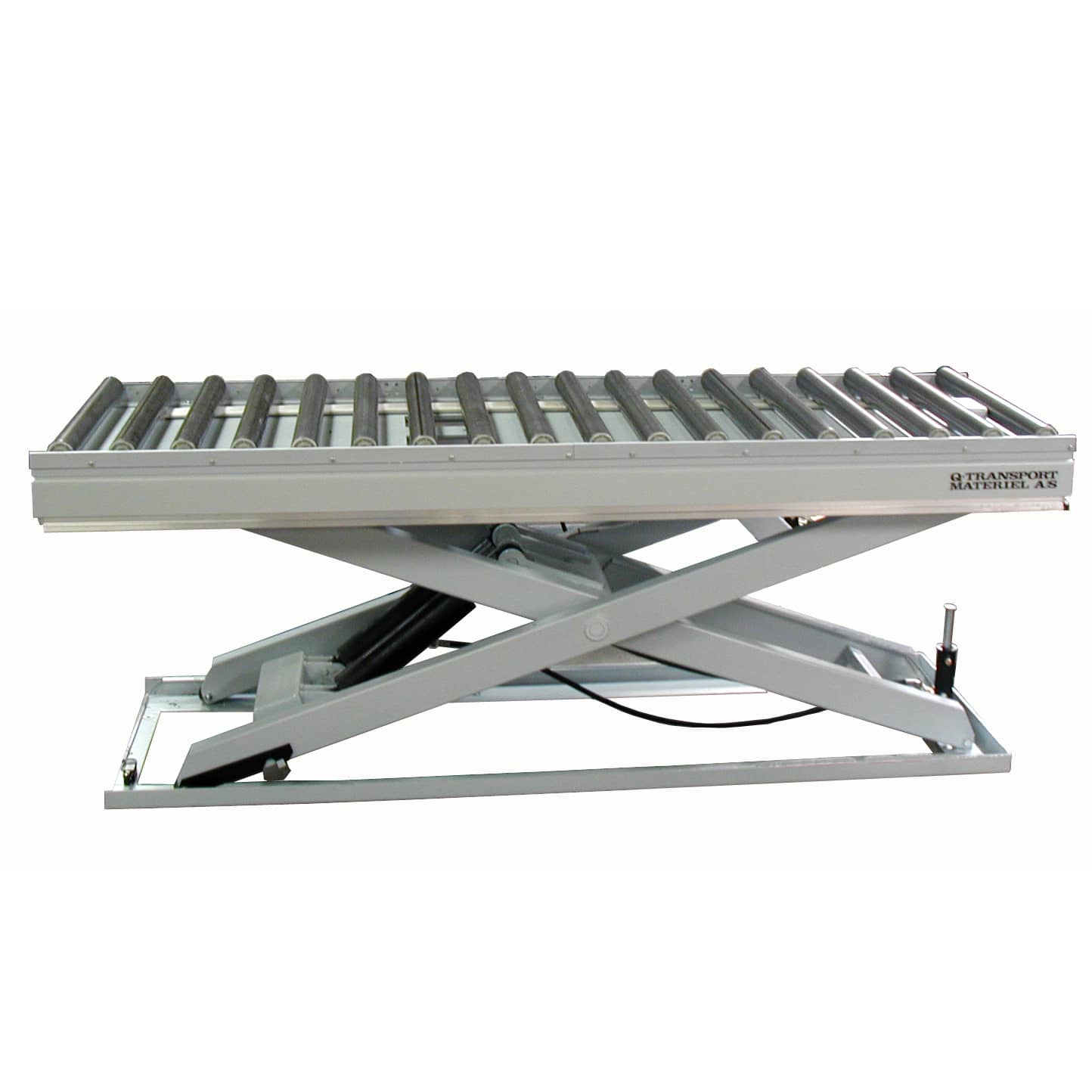 Løftebord med udrevet rullebane / lifting table with non-driven roller conveyor