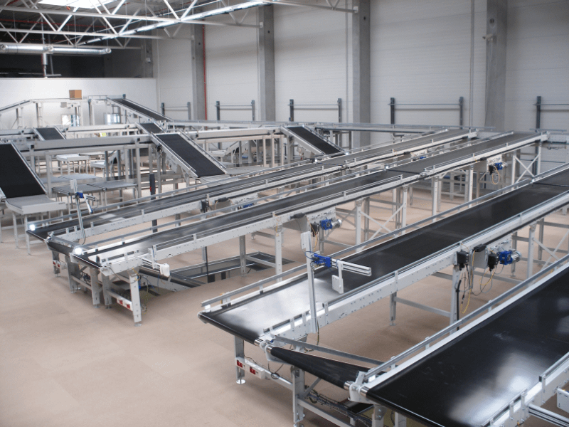 Belt conveyors for light goods system Q76